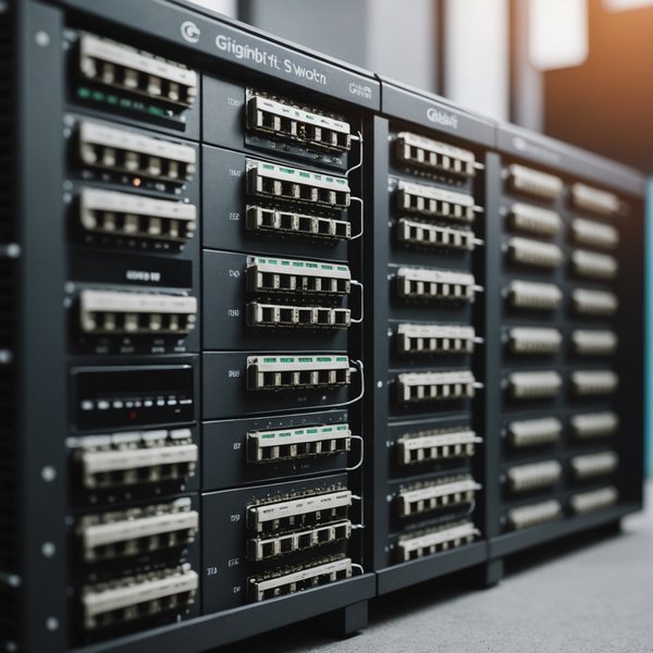 Comment améliorer la vitesse de transfert de fichiers sur un réseau local en utilisant des switches gigabit?